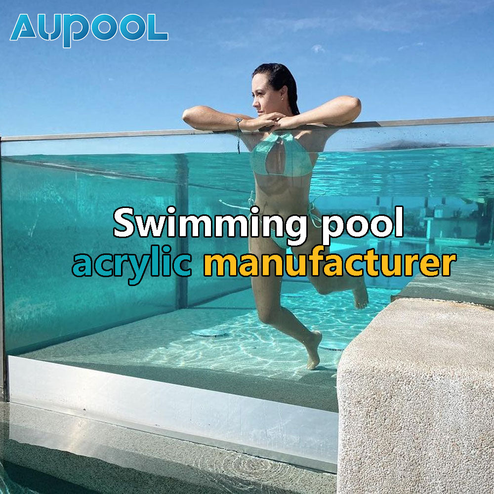 AUPOOL Wholesale  china swimming pool acrylic massage swimming pool outdoor spa