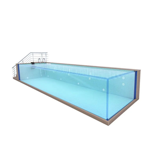 【AP-2000L+SERIES】UPOOL acrylic above ground  frame pool water purification system modular Swimming Pool