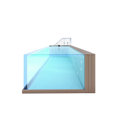 【AP-2000L+SERIES】UPOOL acrylic above ground  frame pool water purification system modular Swimming Pool